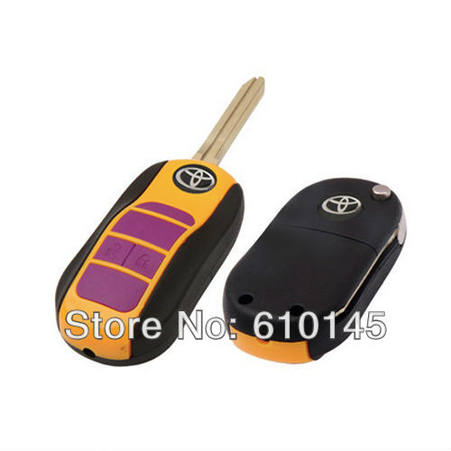 K568  ڵ Ű . /K568 folding remote car key. camry 2 bottoms blank key